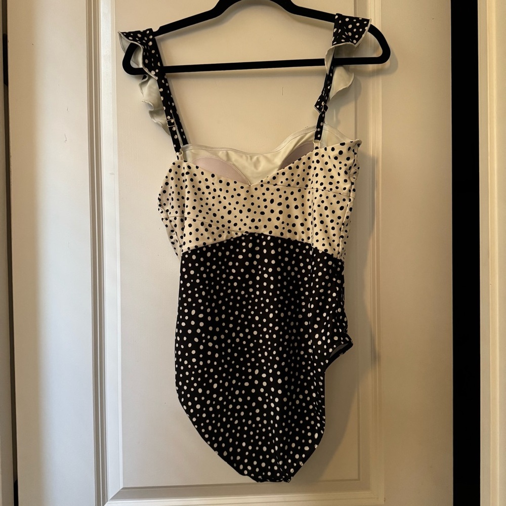 Summersalt Black and White Polka Dot One Piece Swimsuit - Picture 7 of 7